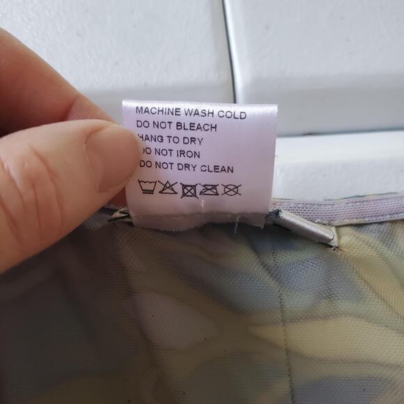 Y2K Whimsigoth Fairy Grunge Shirt Large Rainbow Sheer Floral Beaded Sequin - Picture 4 of 8